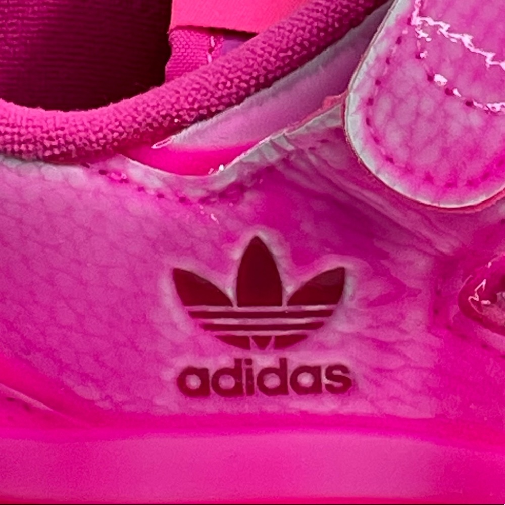 Adidas Jeremy Scott Forum Pink Dipped Low Mens Size 10 Sneakers Shoes - Picture 12 of 13